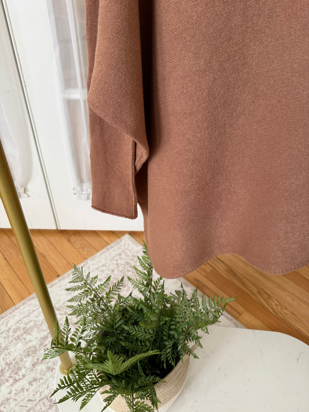 Assymetrical Cashmere-Blend Knit